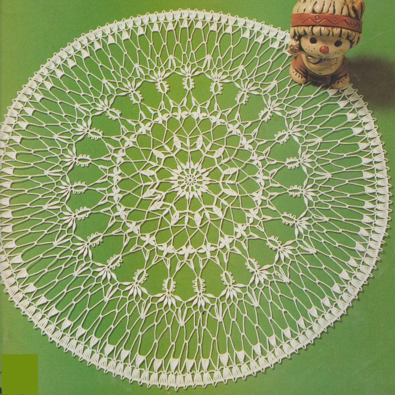Napperon Rond Au Crochet Explication Et Schemanull